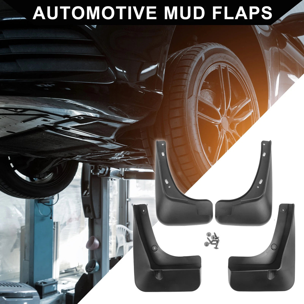 Front and Rear Side Mud Flaps Splash Guards for Chevrolet Malibu Hybrid (2017–2025)
