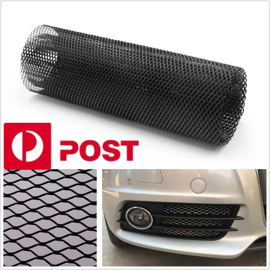 Hexagonal Style Bumper Hood Vent Grille Mesh for Auto (100cm x 30cm)
