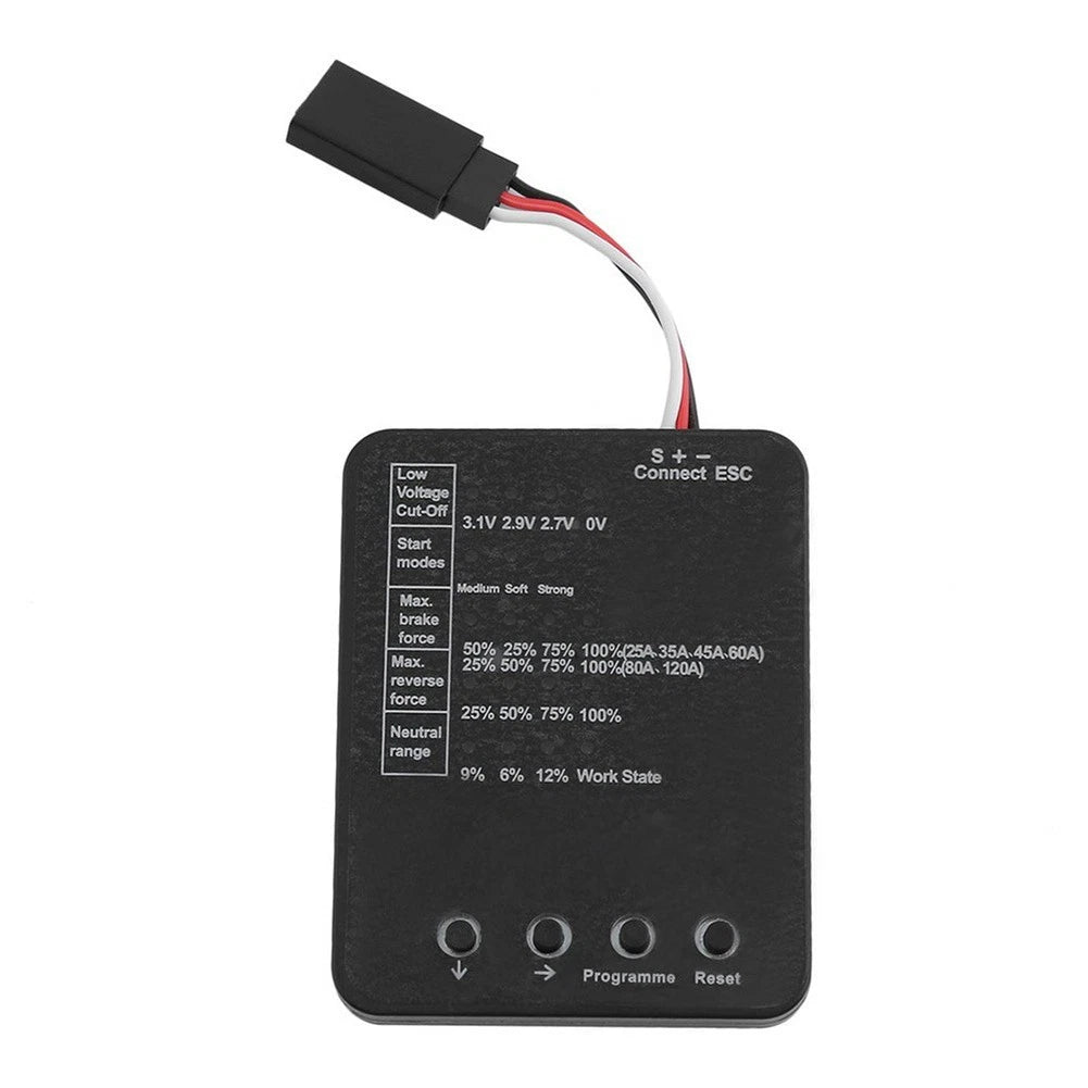 Multi ESC Compatible Brushless ESC Programming Card with LED Display