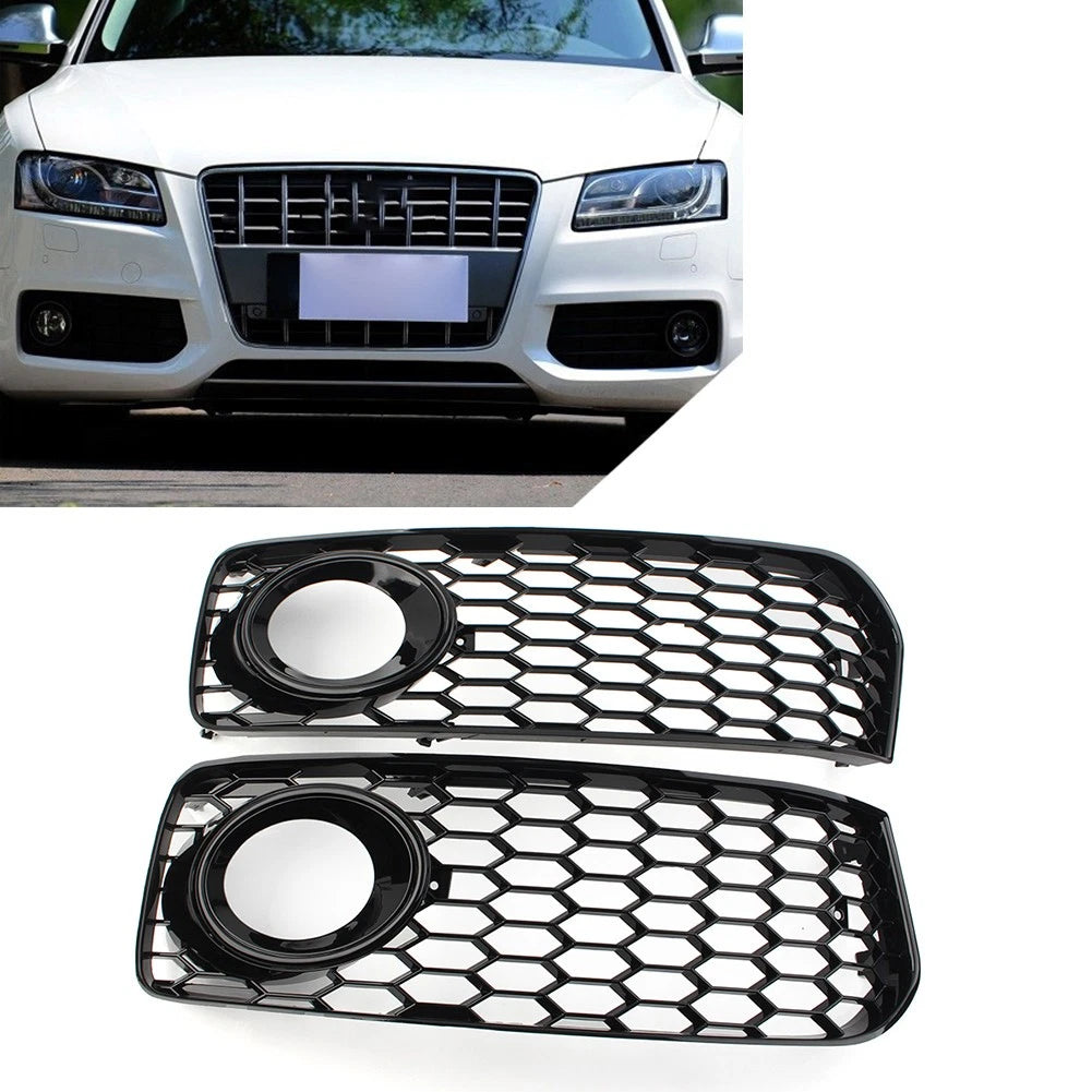 Fog Light Grille Cover for Audi A5 S5 B8 RS5 (2008–2012) Honeycomb