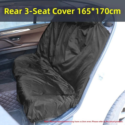 Front Rear Seat Covers with Trunk Mat and Steering Wheel Cover Waterproof