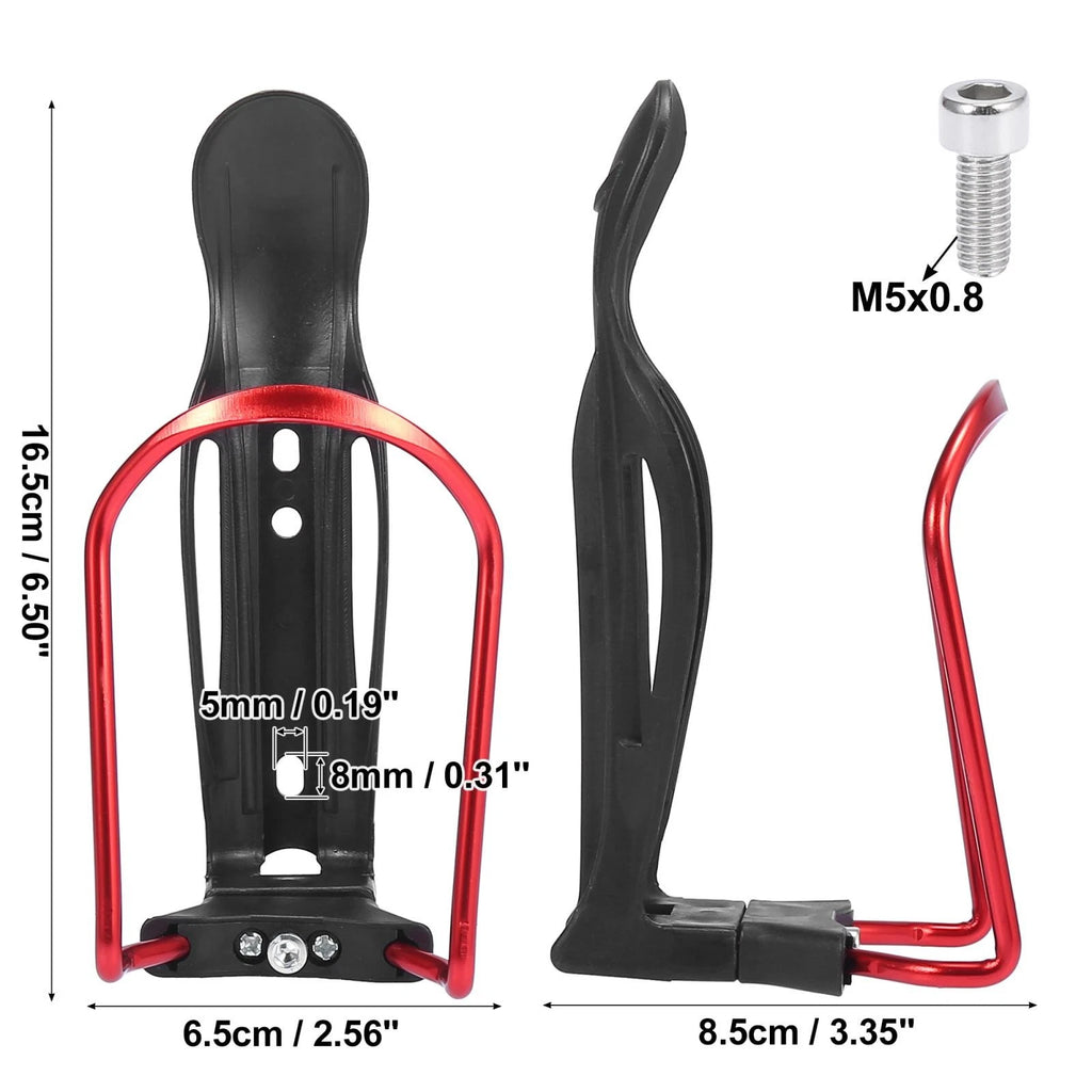 2pcs Motorcycle Drink Holder Cup Bottle Rack Adjustable for Universal Use (—)