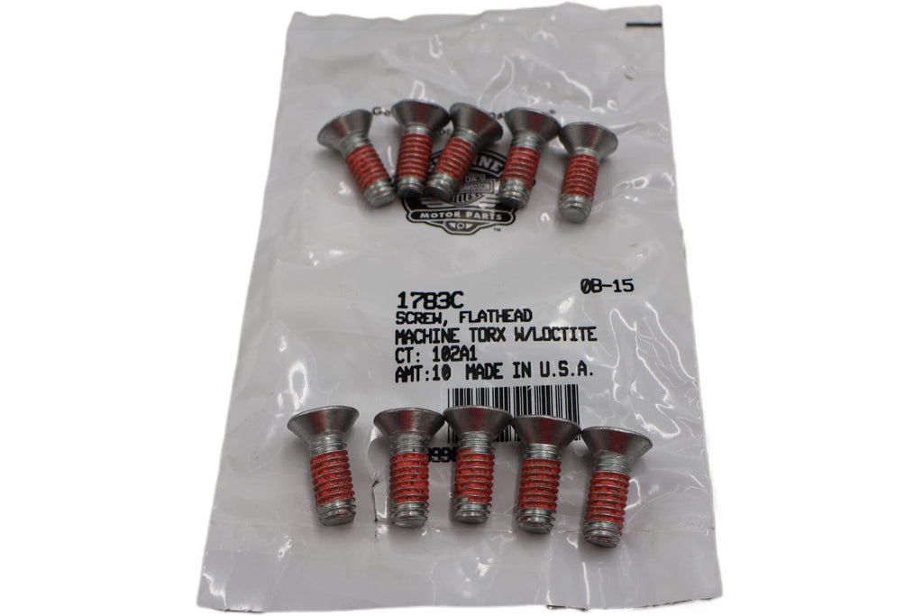 OEM Machined Screw Flathead Torx for Harley-Davidson (1783C)