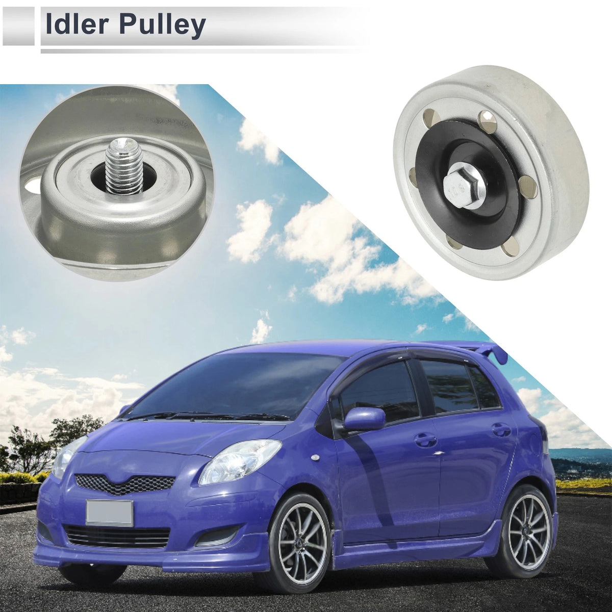 Drive Belt Idler Pulley Replacement for Toyota Corolla (2002–2009)