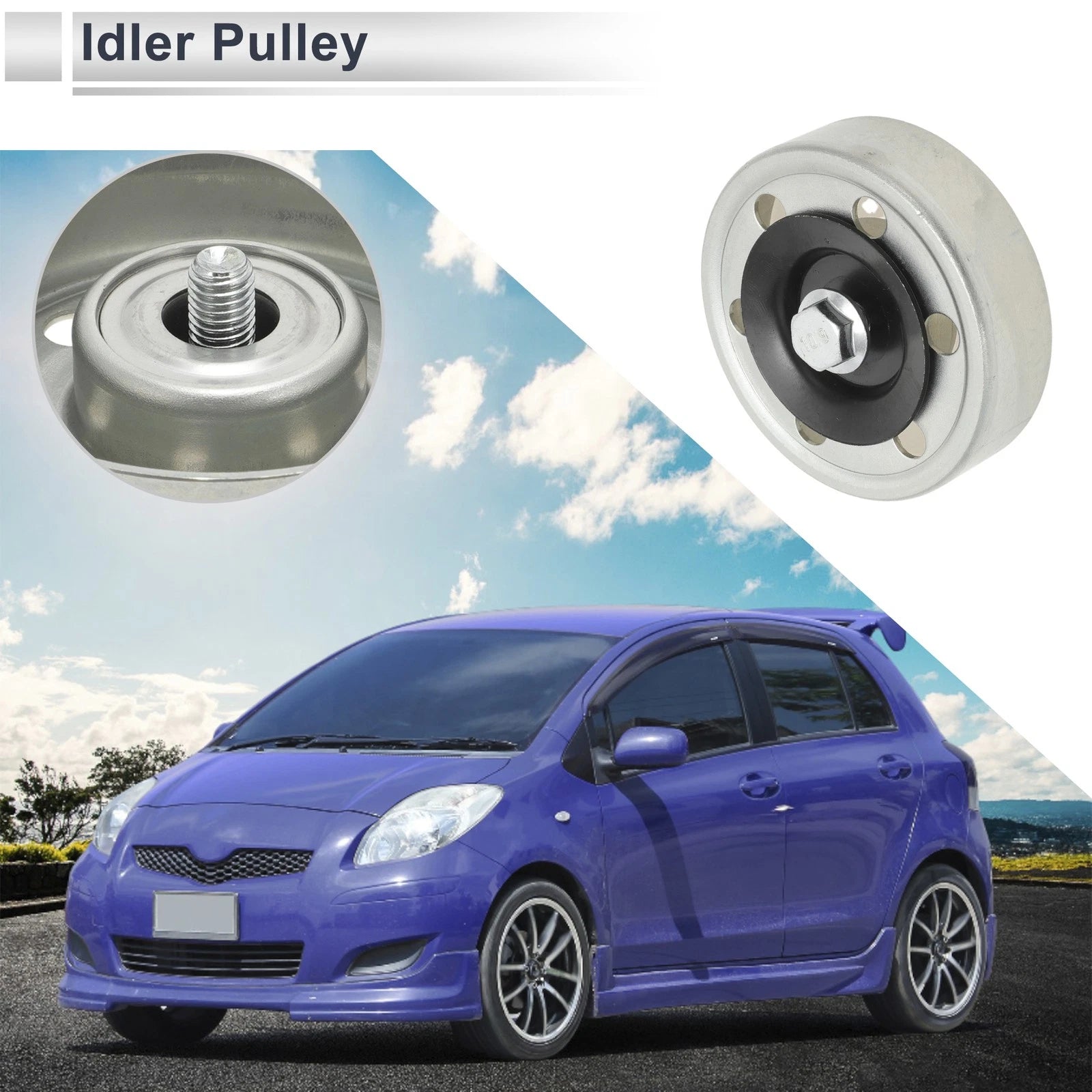 Drive Belt Idler Pulley Replacement for Toyota Corolla (2002–2009)