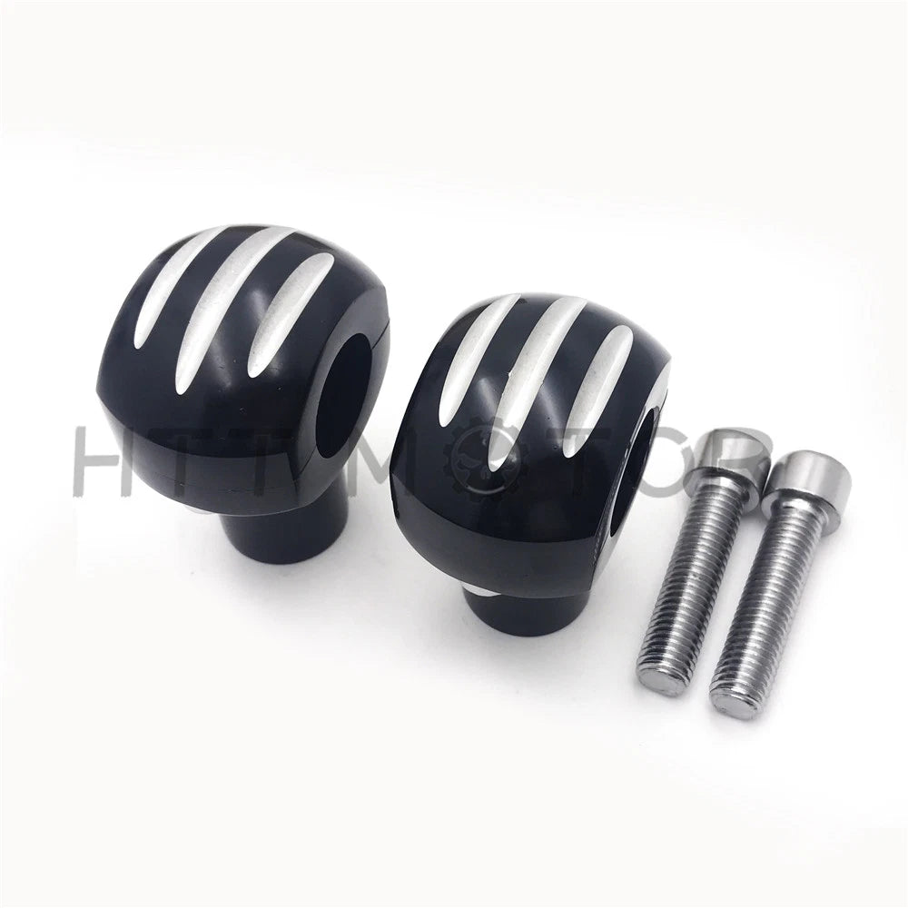 25mm Handlebar Riser for Cruisers Choppers (Detachable, Black)