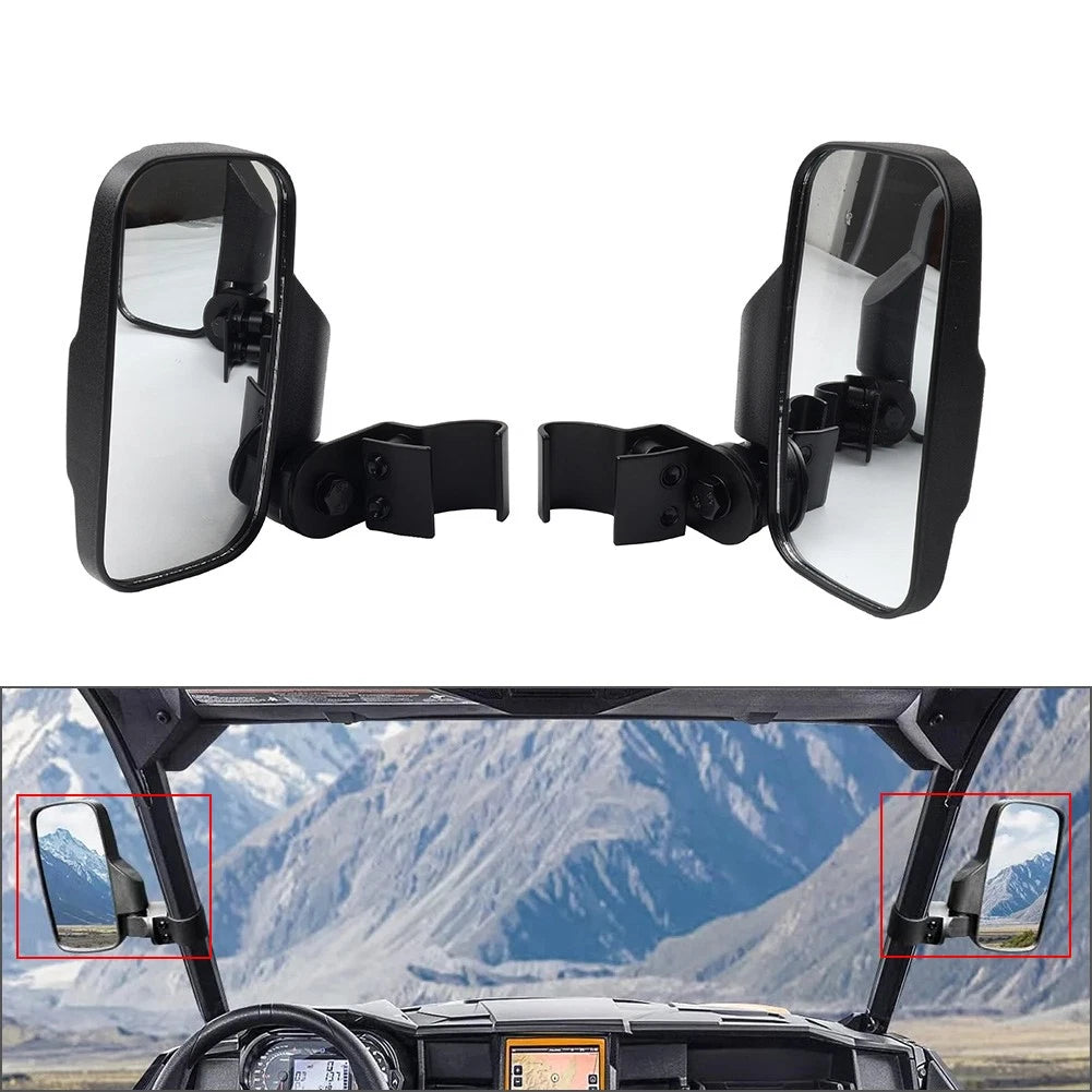 UTV Side Rear View Mirrors for Polaris Ranger 570 XP 900 1000 (2015–2023)