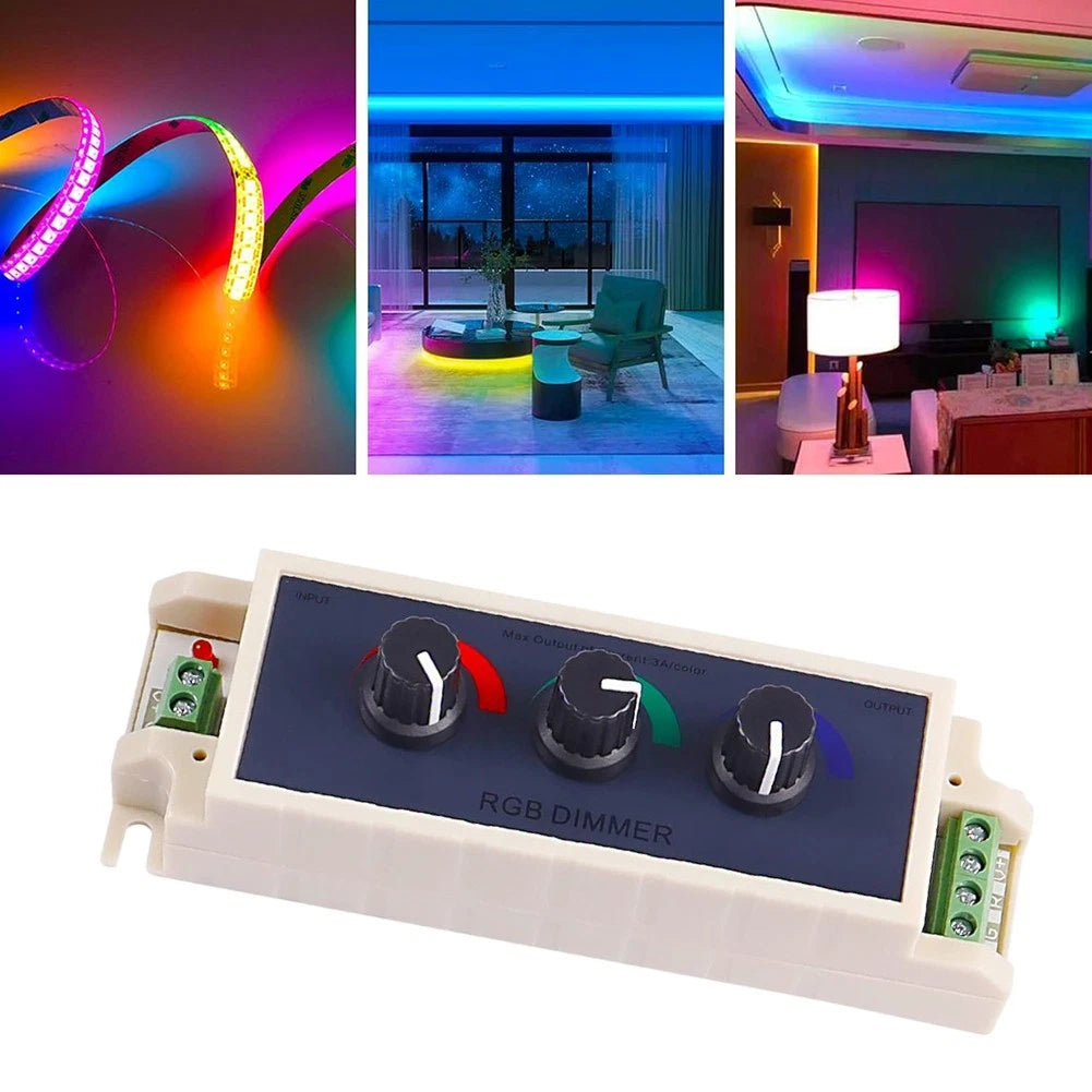 RGB Dimmer Module for LED Strip Lights (12-24V)