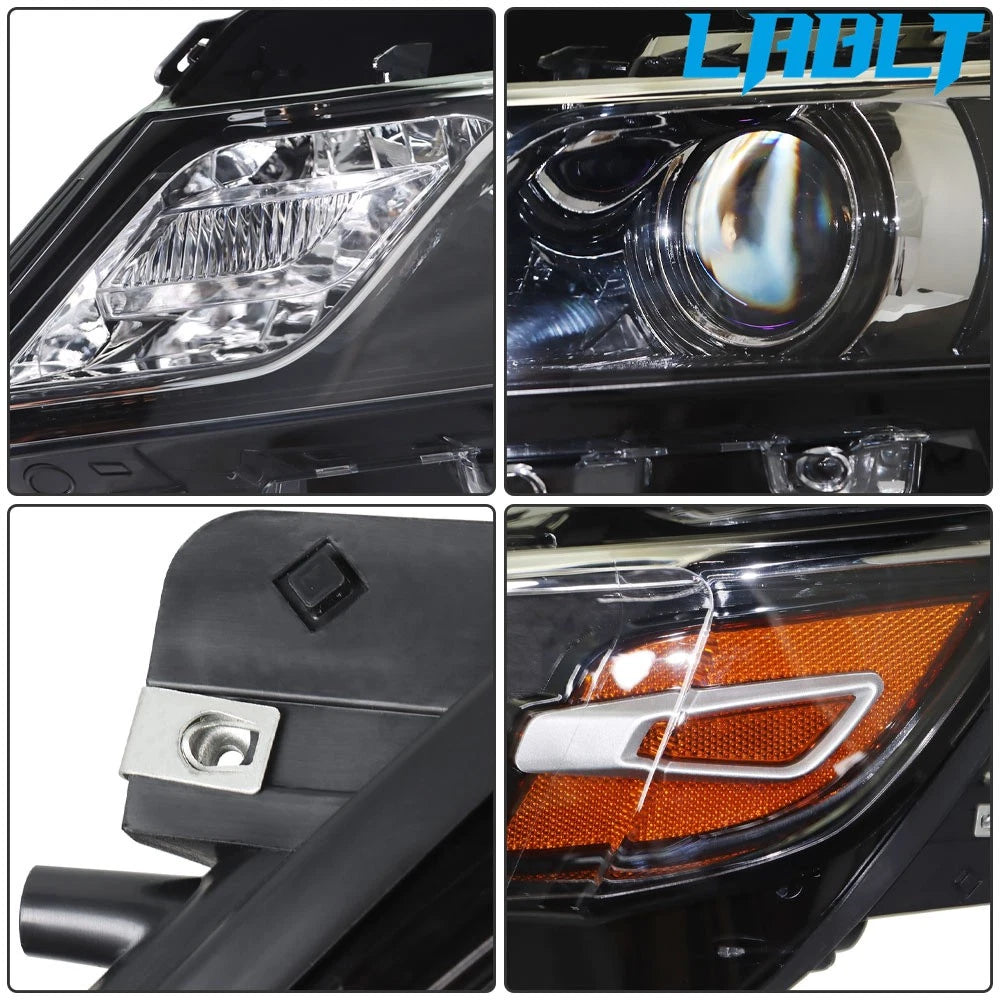 Set of 2 Clear Halogen Headlights for Chevy Impala (2015–2020)