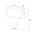 Front Driver Backrest Pad Mounting Kit for Harley Electra Glide (2009–Present)