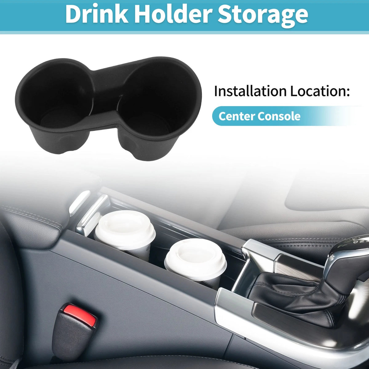Center Console Cup Holder Organizer Replacement for Subaru Crosstrek (2024–2025)