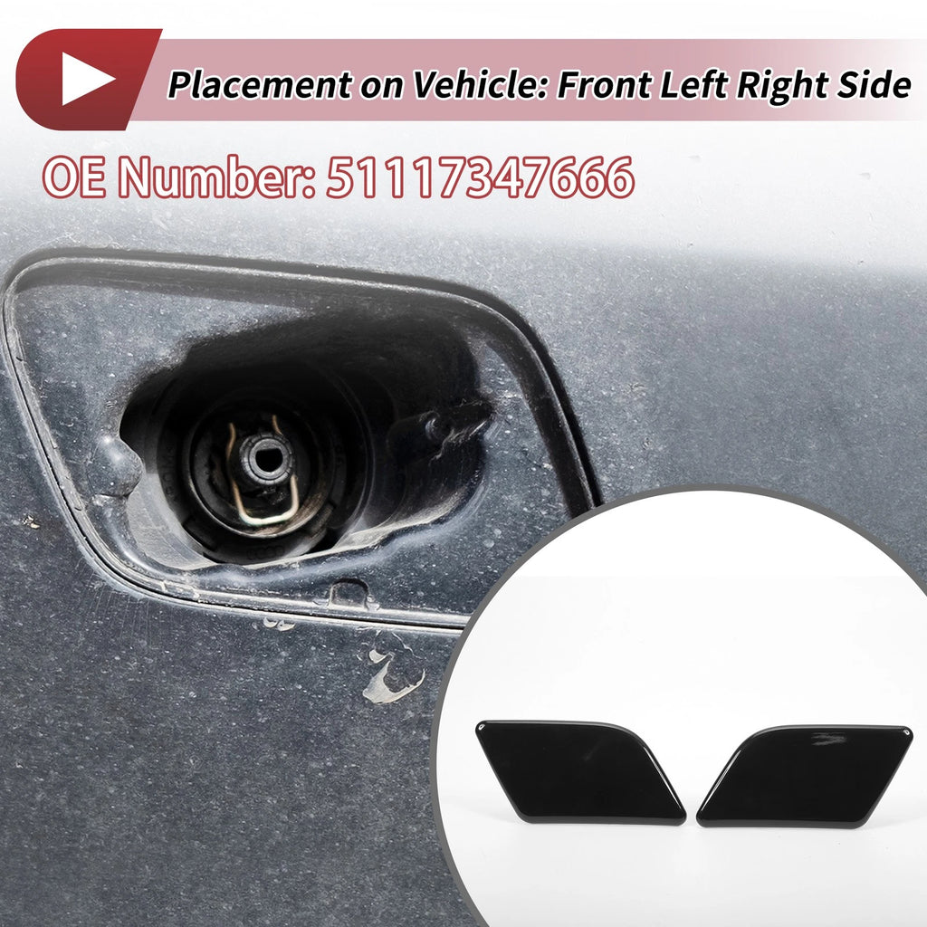 Washer Nozzle Cover Cap Front Left Right for BMW X1 (2013–2015)