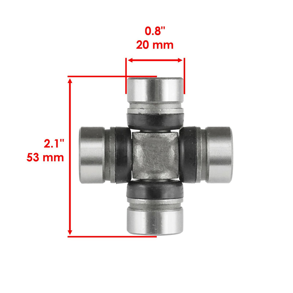 U-Joint Kit for Kawasaki Prairie 400 4x4 KVF400 Front Driveshaft (1997–2002)
