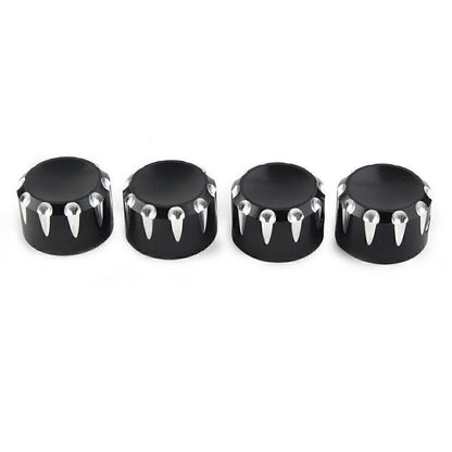 4X Black Motorcycle Engine Screw Topper Cover Head Bolt Caps for Harley XL883