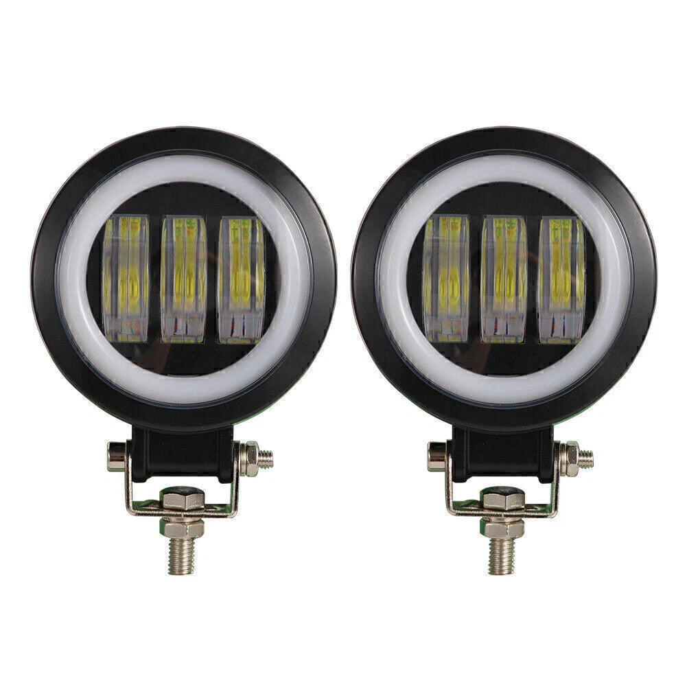 2X 4 Inch LED Work Light Bar for Motorcycle (12V 24V)