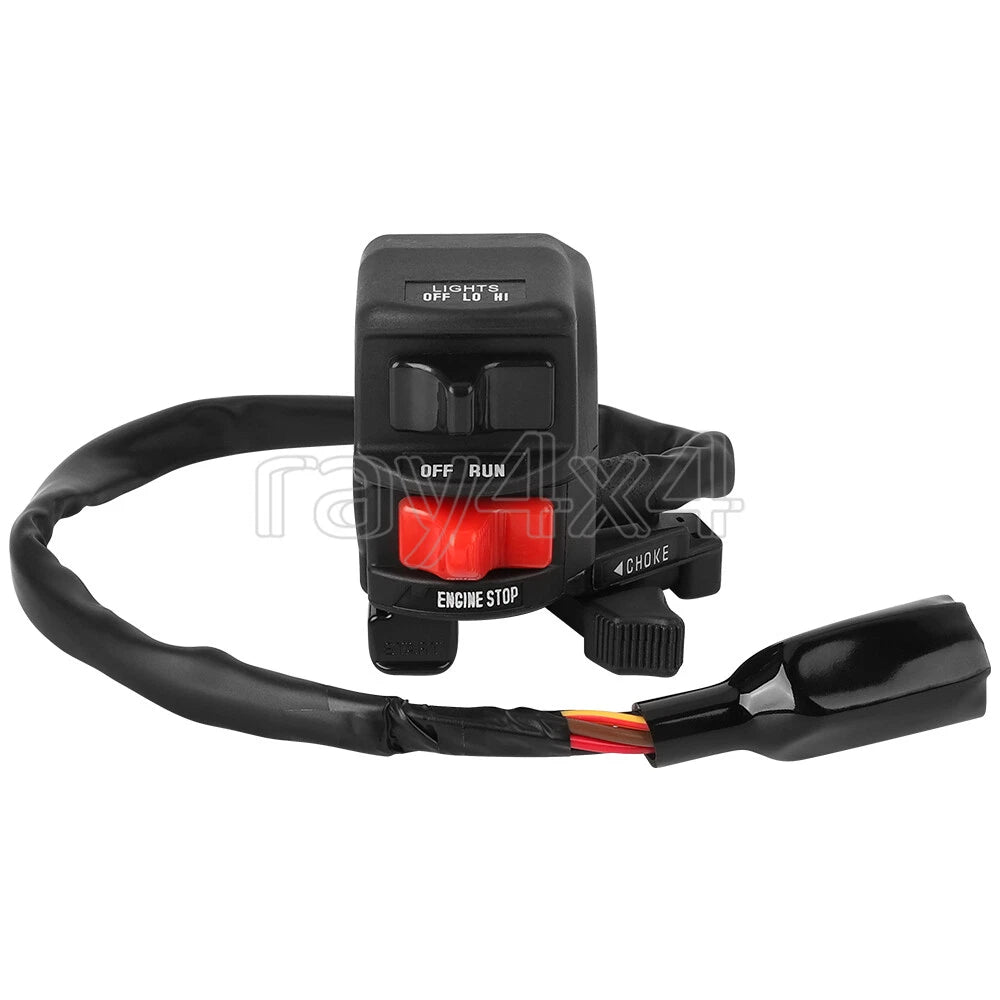Handlebar Switch Start Kill Headlight for Kawasaki Bayou 300 400 (1990–2004)