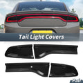 Tail Light Cover Tail Light Guard for Dodge Charger (2015–2024) ABS Smoked
