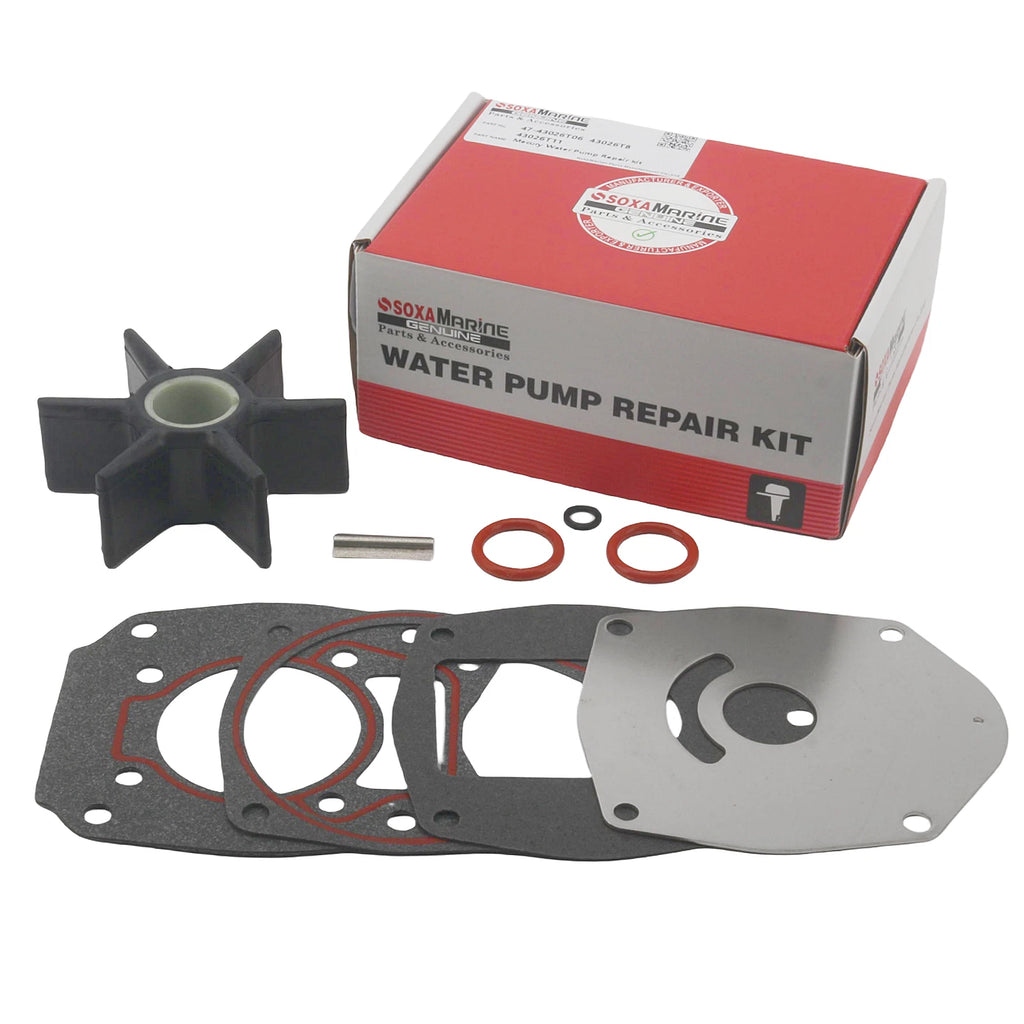 Water Pump Repair Service Kit for Mercury 40-250 Outboard (47-43026T6)