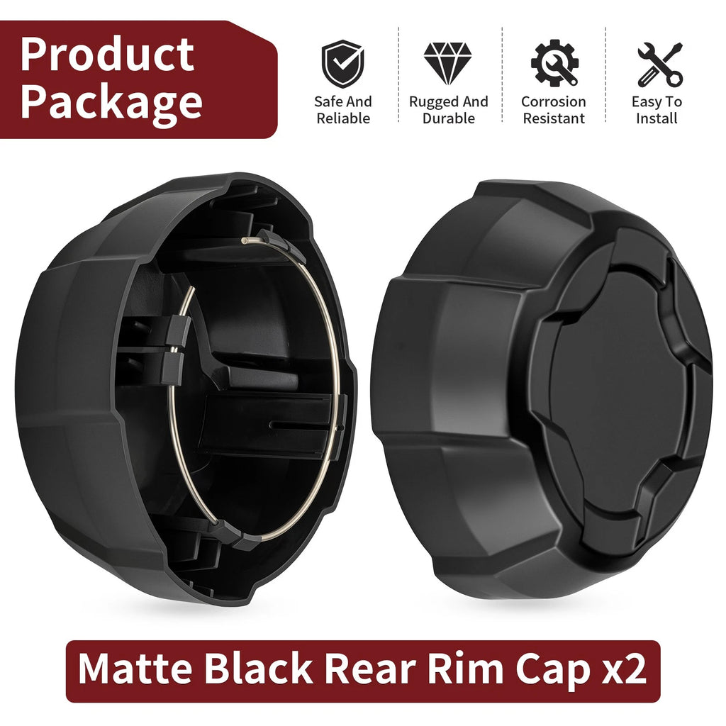 Matte Black Rim Cap for Polaris Ranger Crew SP 570 Northstar (2022–2025) 1524066-458