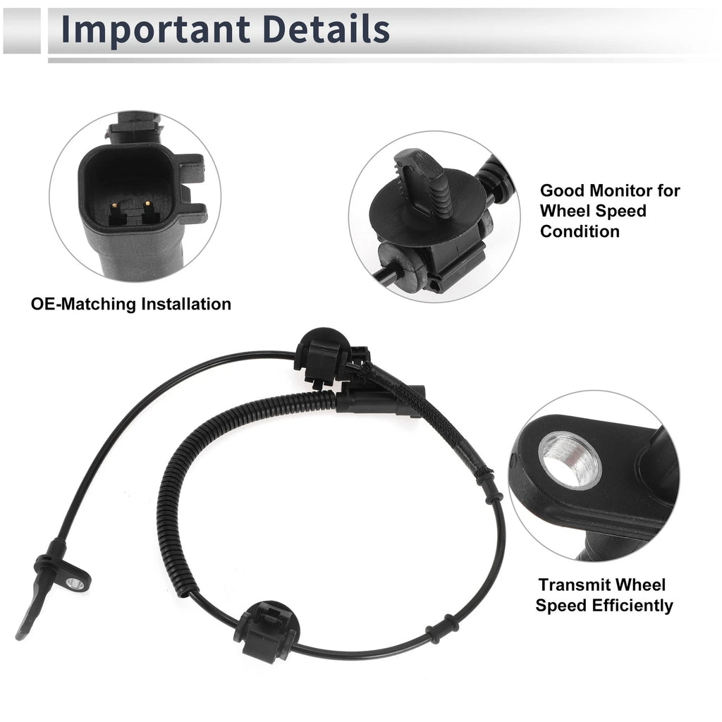 ABS Wheel Speed Sensor for Cadillac ATS (2013–2019) 1 Pcs