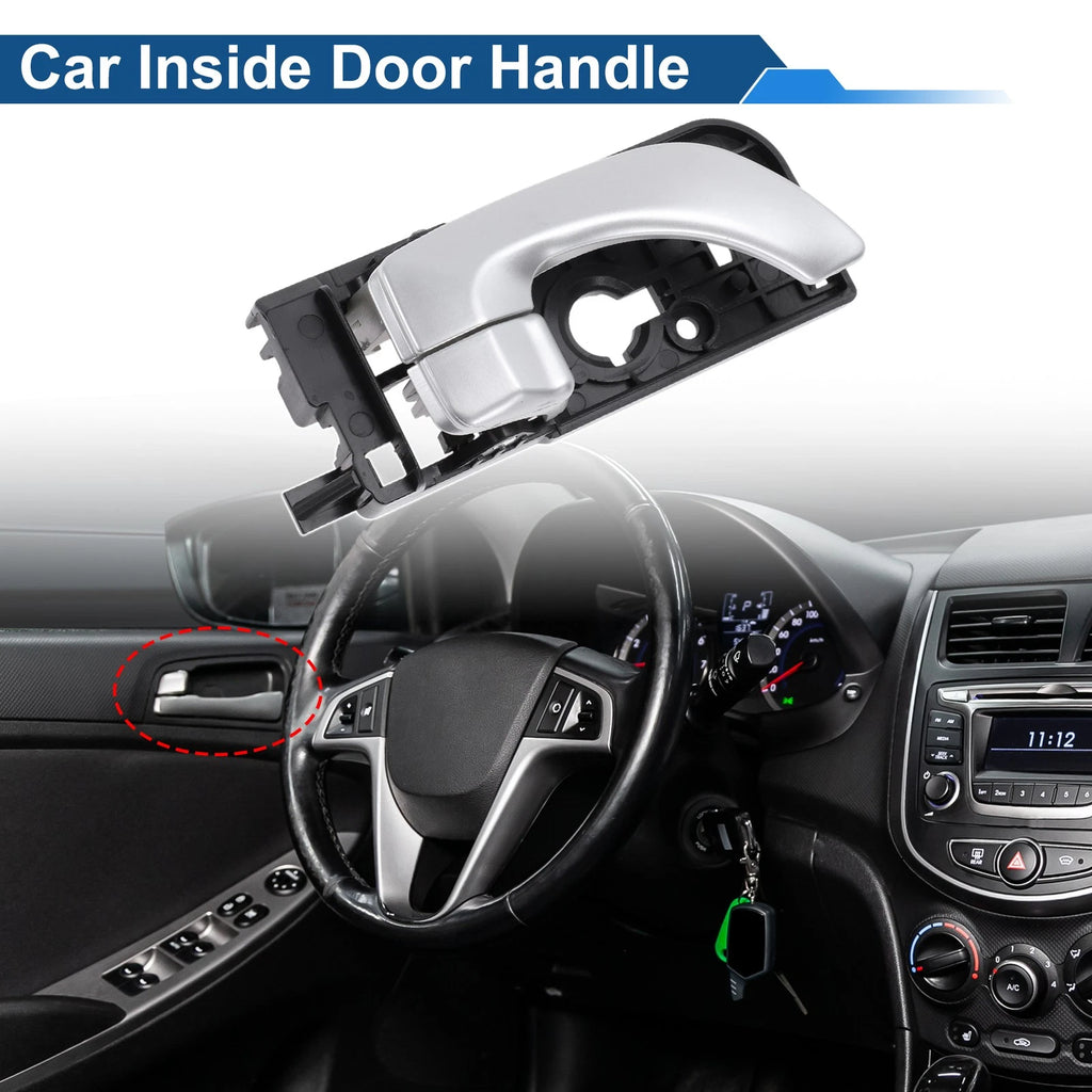 Rear Right Passenger Side Interior Door Handle Replacement for Hyundai Sonata (2015–2019)