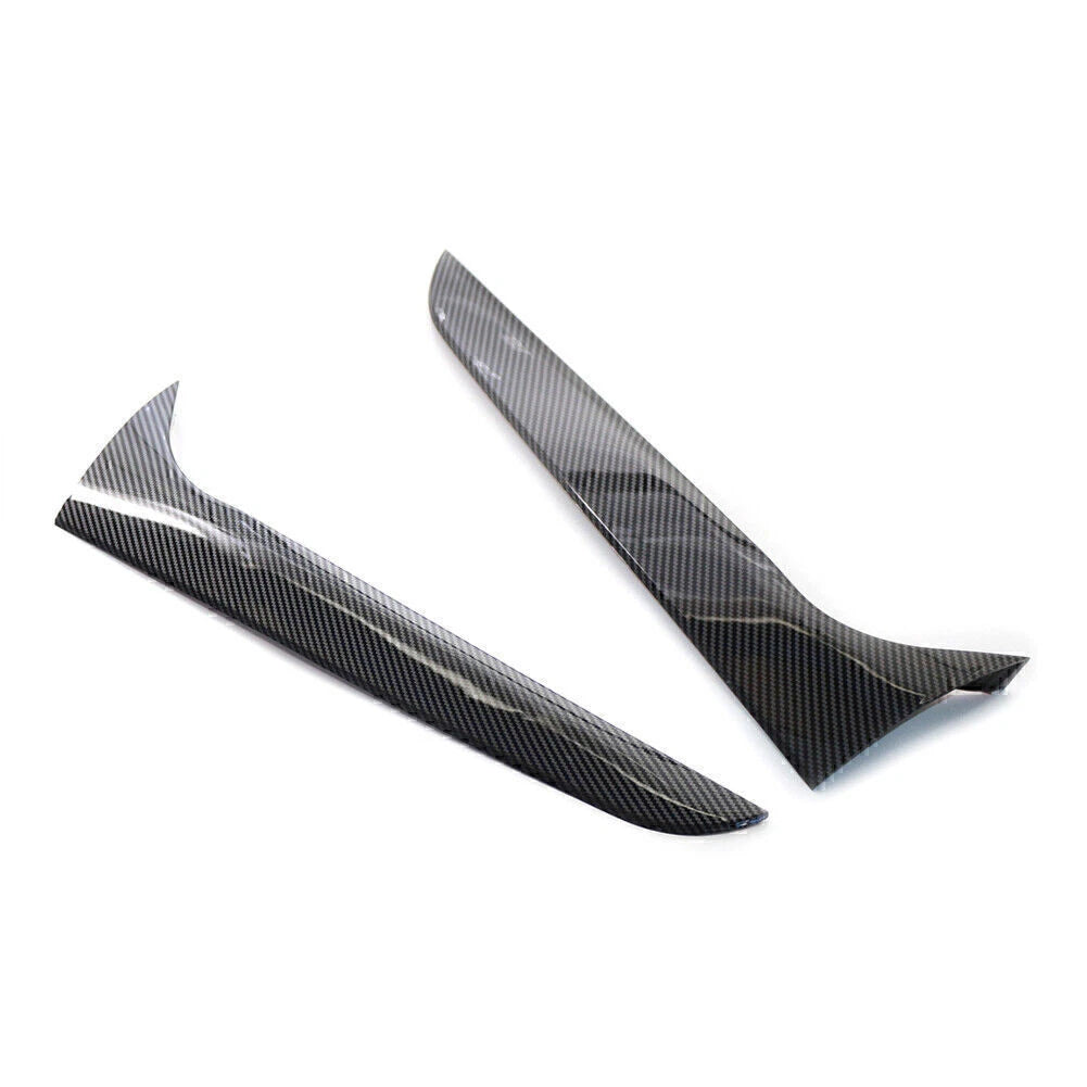 Fiber Look Rear Window Side Canard Splitter for Audi A4 B8 (2009–2016)