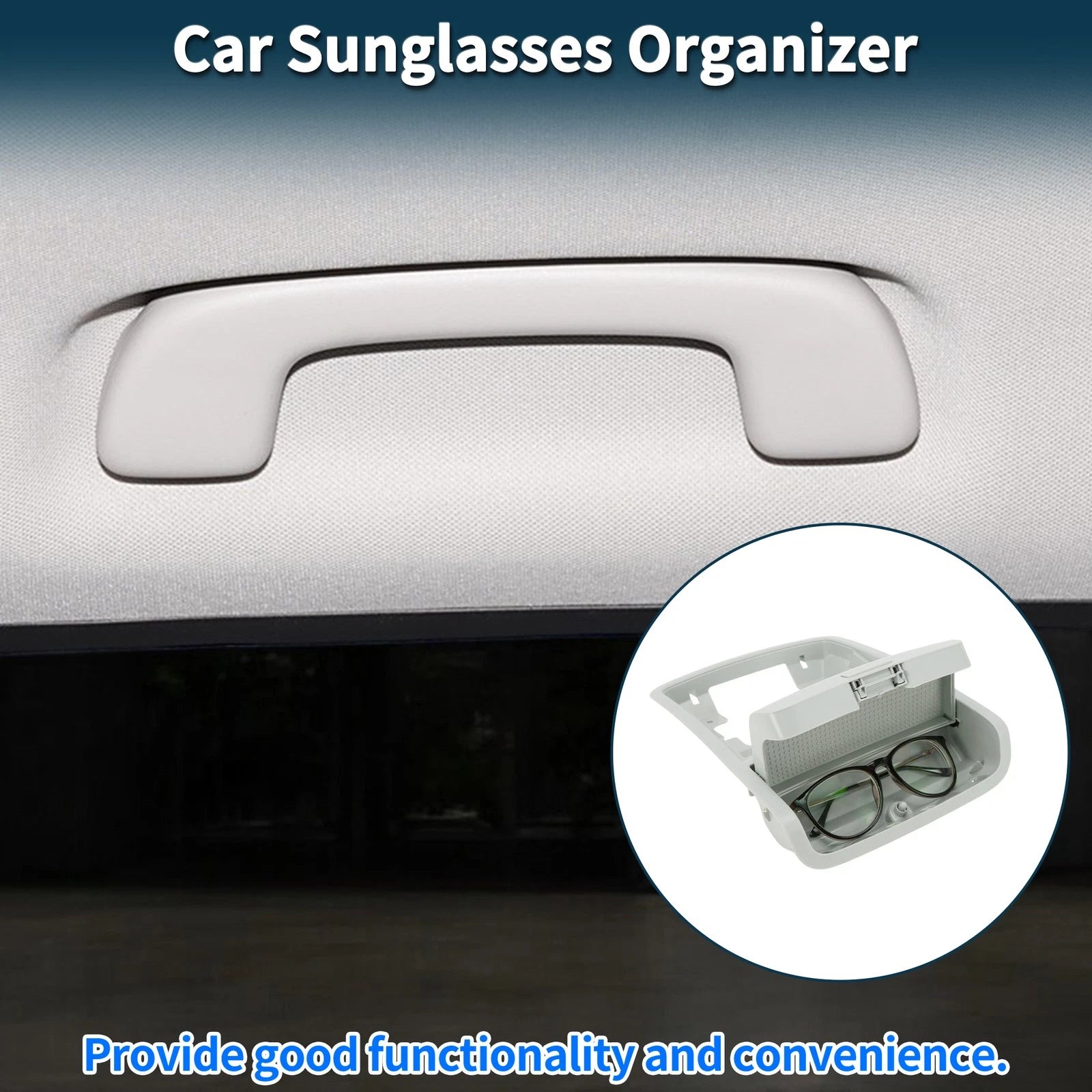 Car Sunglasses Case Organizer for Volkswagen Jetta Vento MK6 (2011–2014)