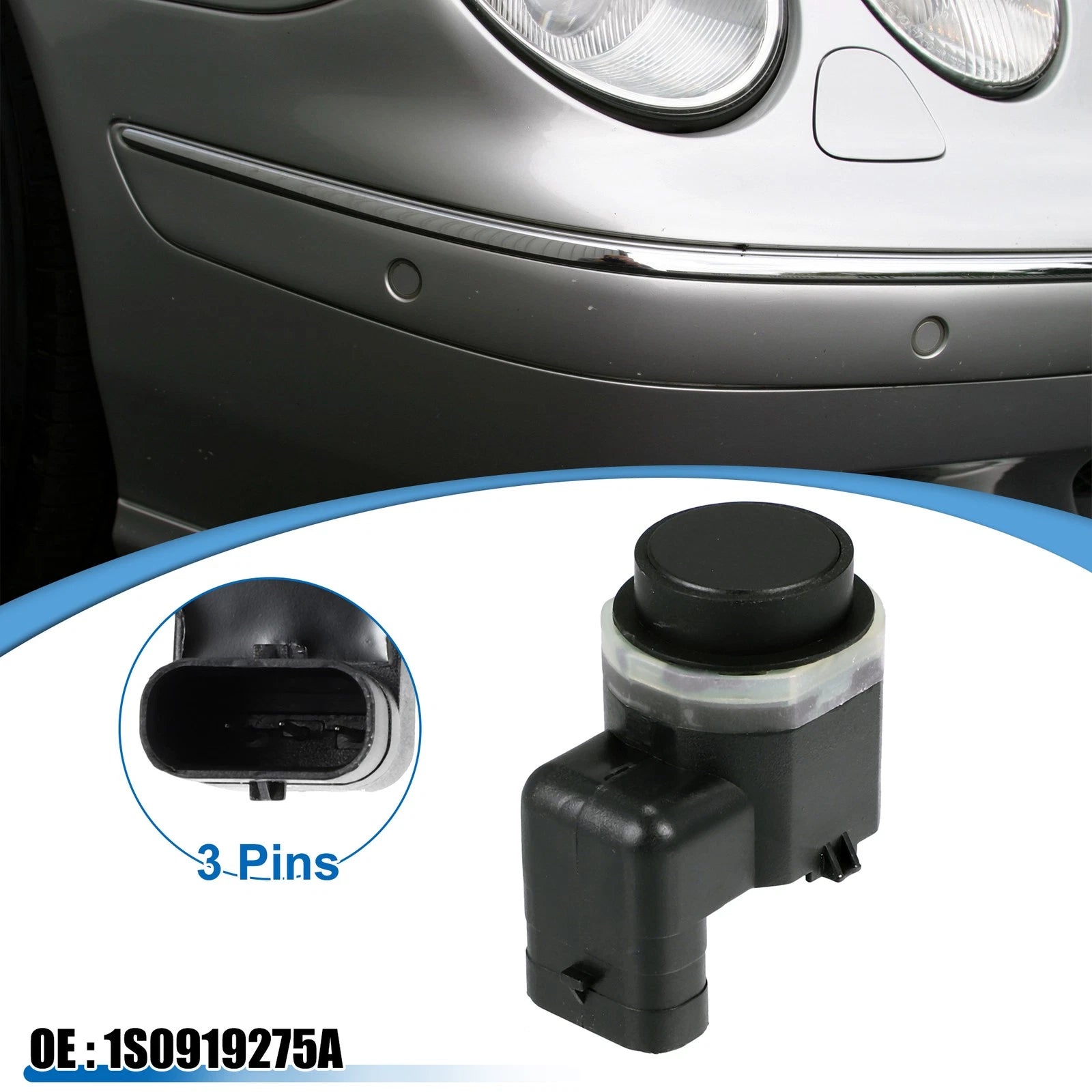 Rear Bumper Parking Assist Sensor Replacement for Audi Volkswagen (2009–2018)
