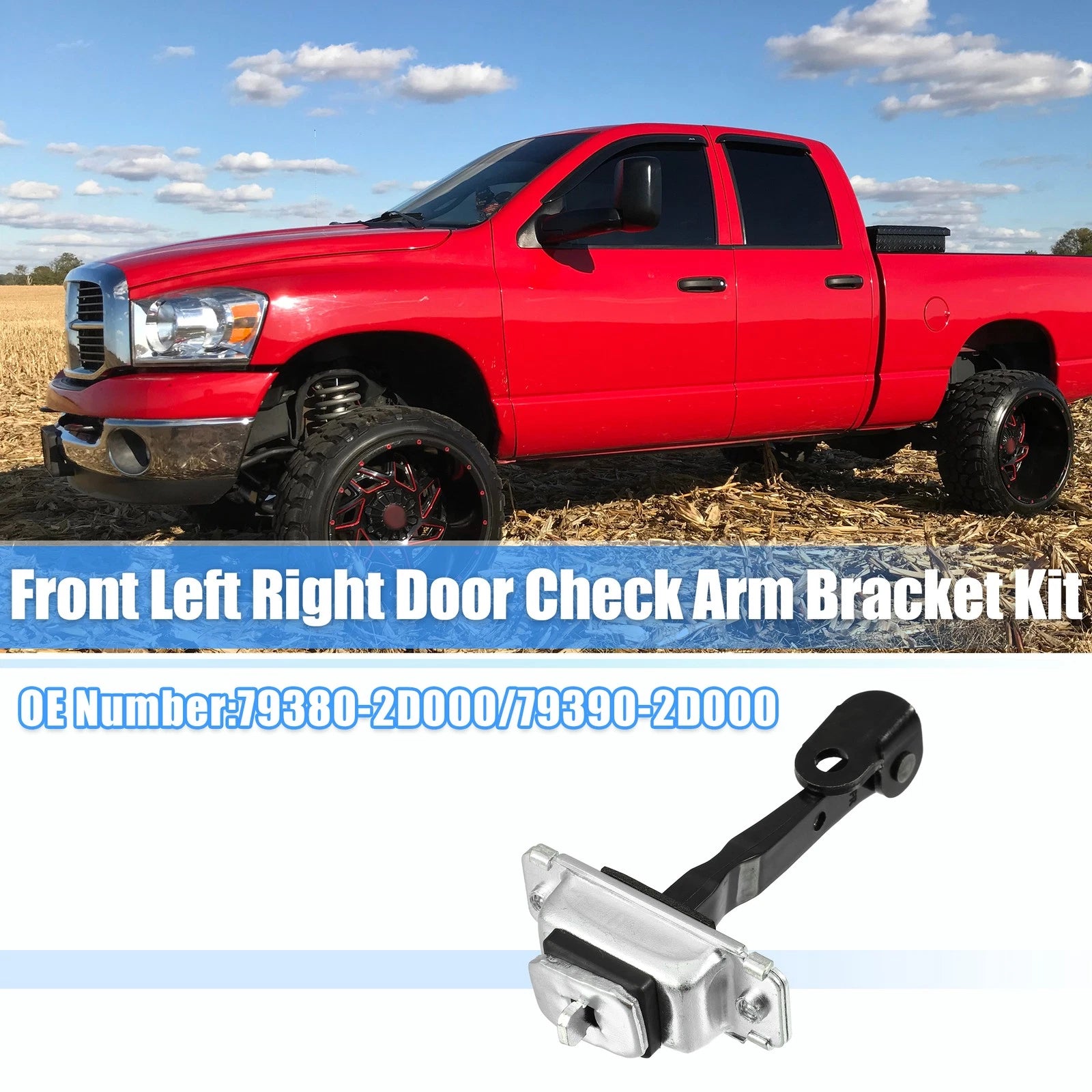 Front Left Door Hinge Check Stop Strap for Hyundai Elantra (2001–2006)