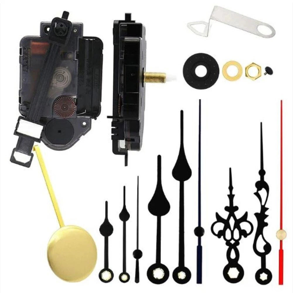 Pendulum Clock Movement with 3 Hand Sets for 8mm Panels