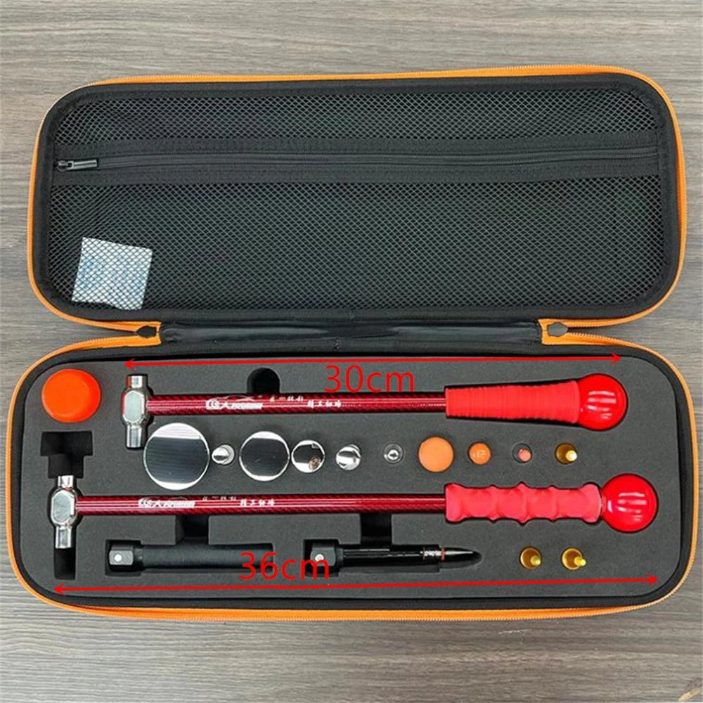 Carbon Fiber Blending Hammers Paintless Dent Repair Removal Knockdown Tools Set