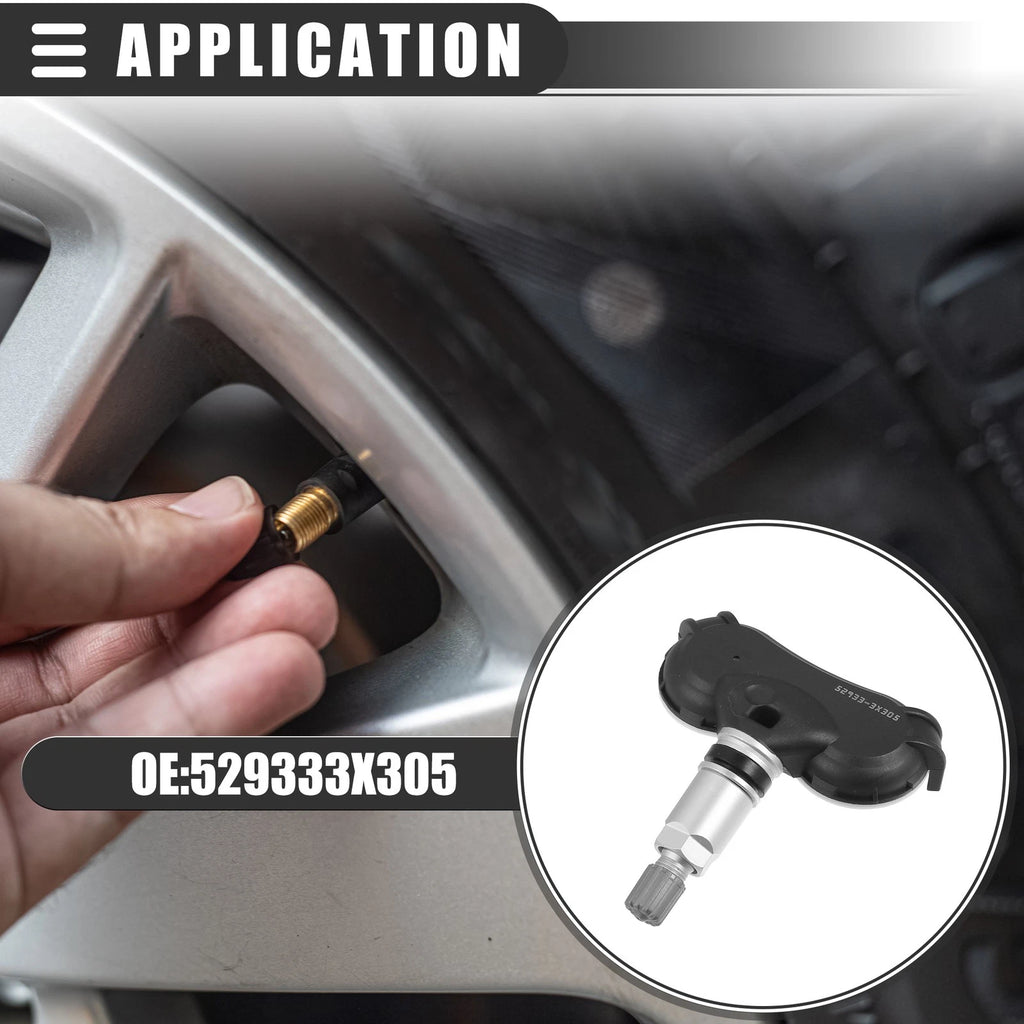 Tire Pressure Sensor 433MHz Programmable for Hyundai Elantra (2011–2018)