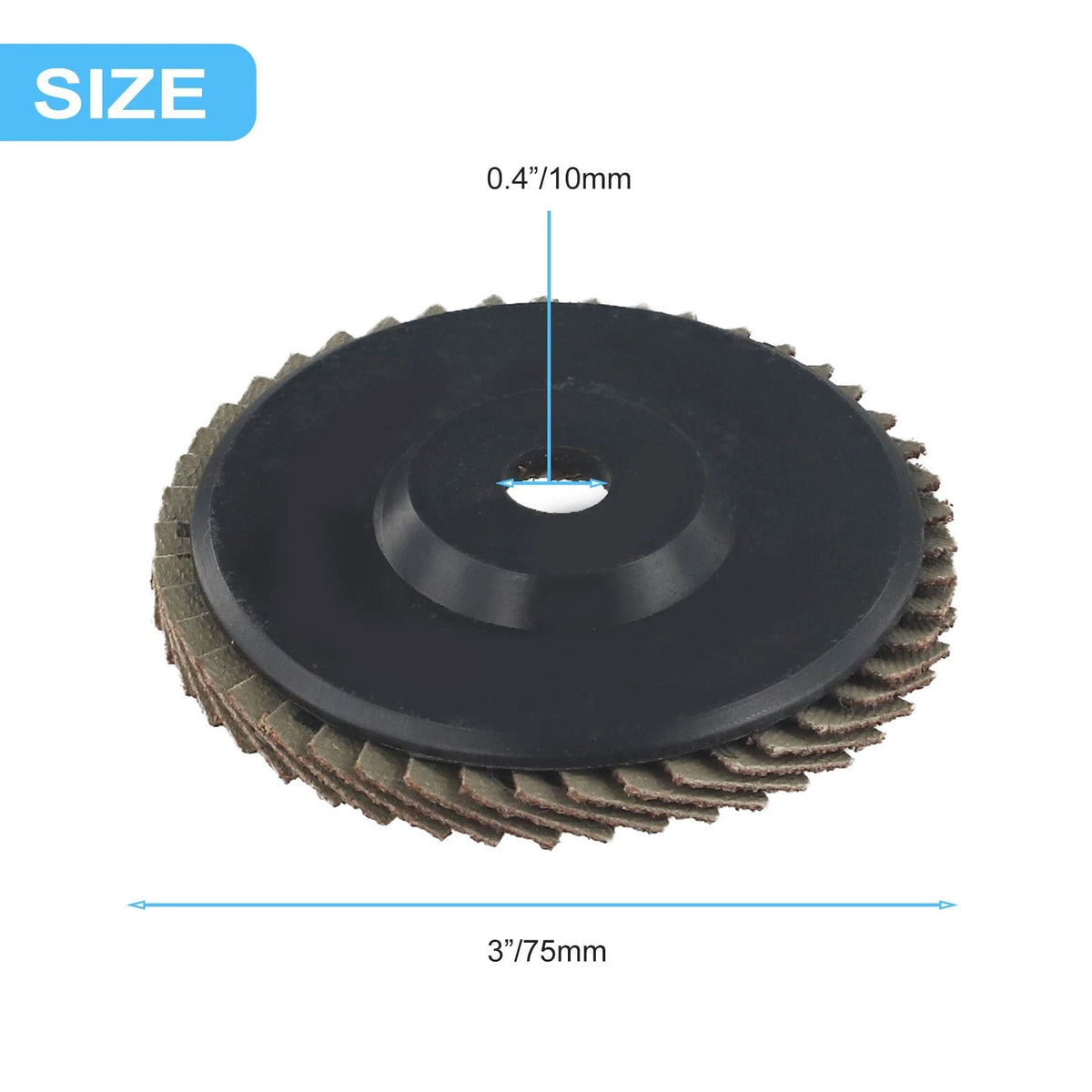 80 Grit Grinding Wheel Flap Disc for Angle Grinder (75mm)