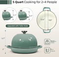 5QT Enameled Dutch Oven for Sourdough Bread with Silicone Sling