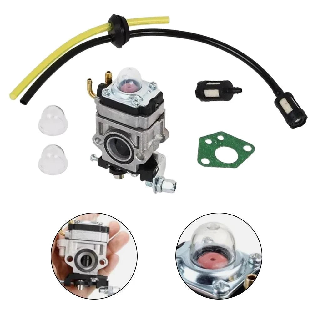 Complete Carburetor Set for 43cc 49cc 52cc Brush Cutters Chainsaws