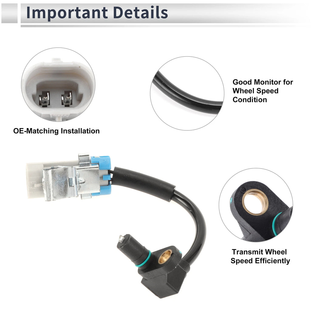 ABS Wheel Speed Sensor for Chevrolet Equinox (2005–2006) Front Left/Right