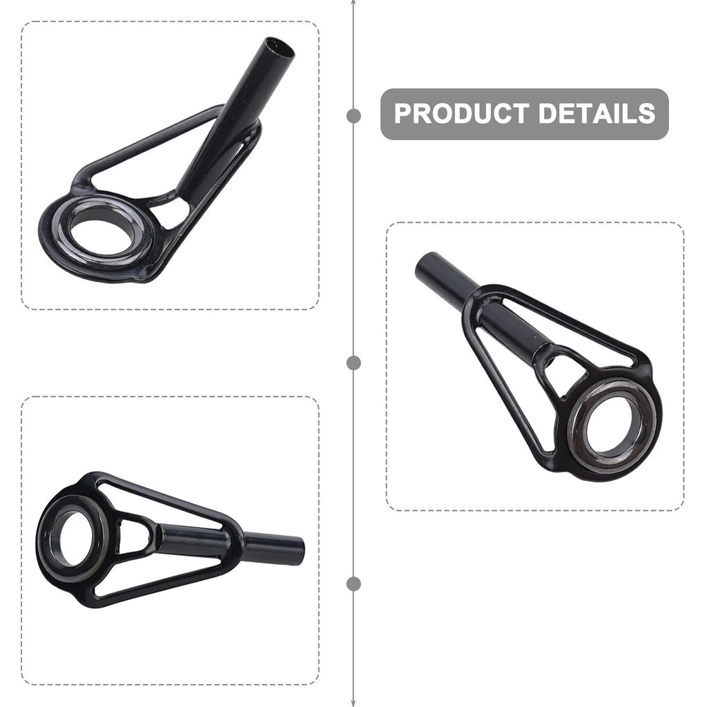 Fishing Rod Tip Repair Kit with 24 Ceramic Ring Guides