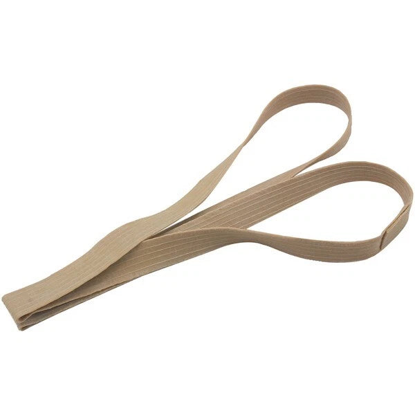Set of 12 Colored Rubber Bands 25" for Universal Use (Small, Beige)