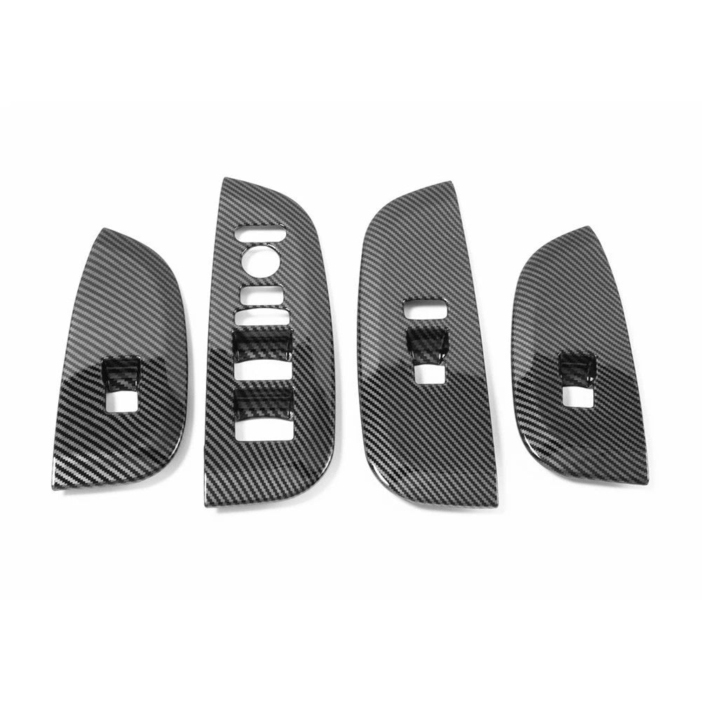 Window Lift Lock Switch Cover Trim for Accord (2018–2022) ABS Carbon Fiber