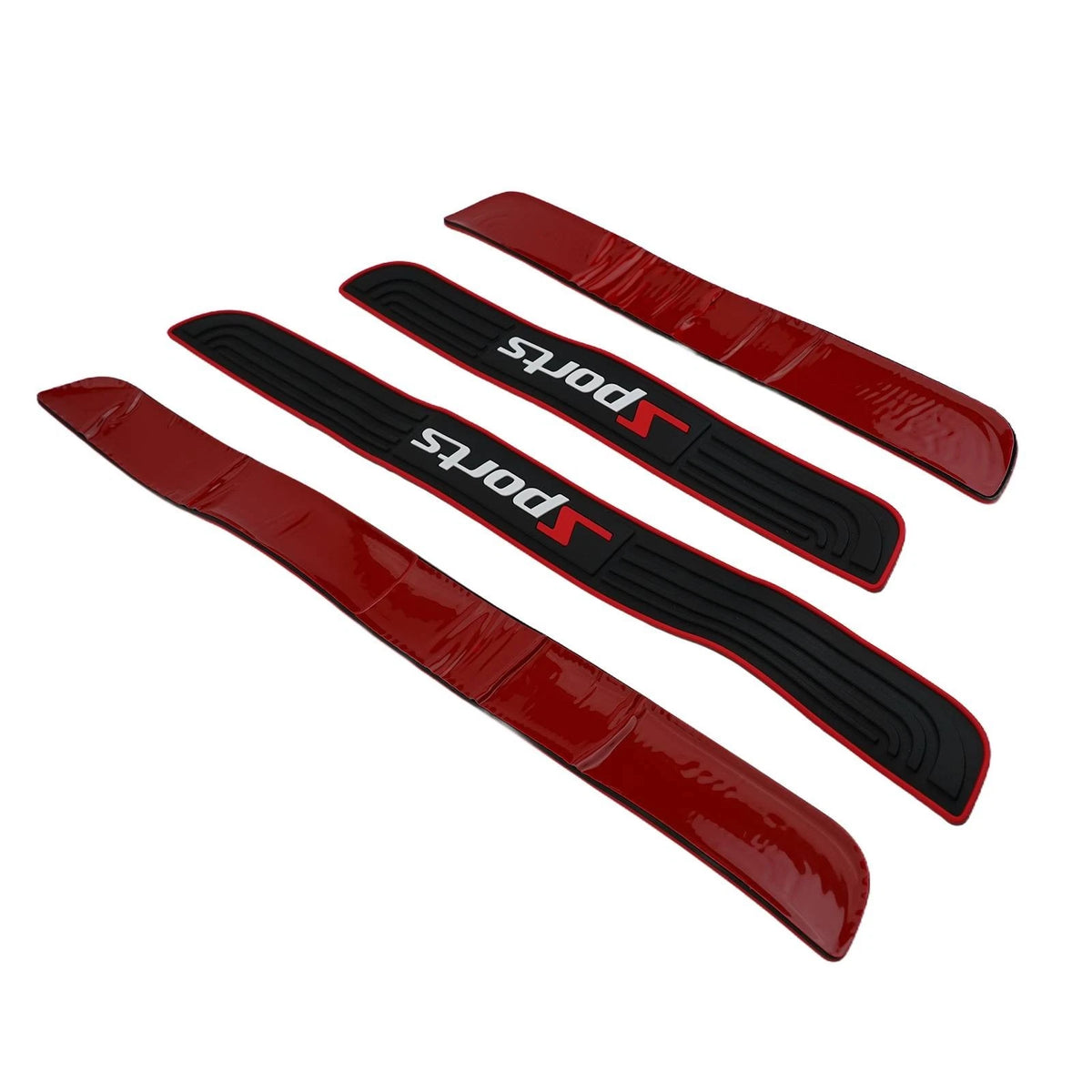 Rubber Door Sill Scuff Plate Covers for Car (Waterproof Protection)