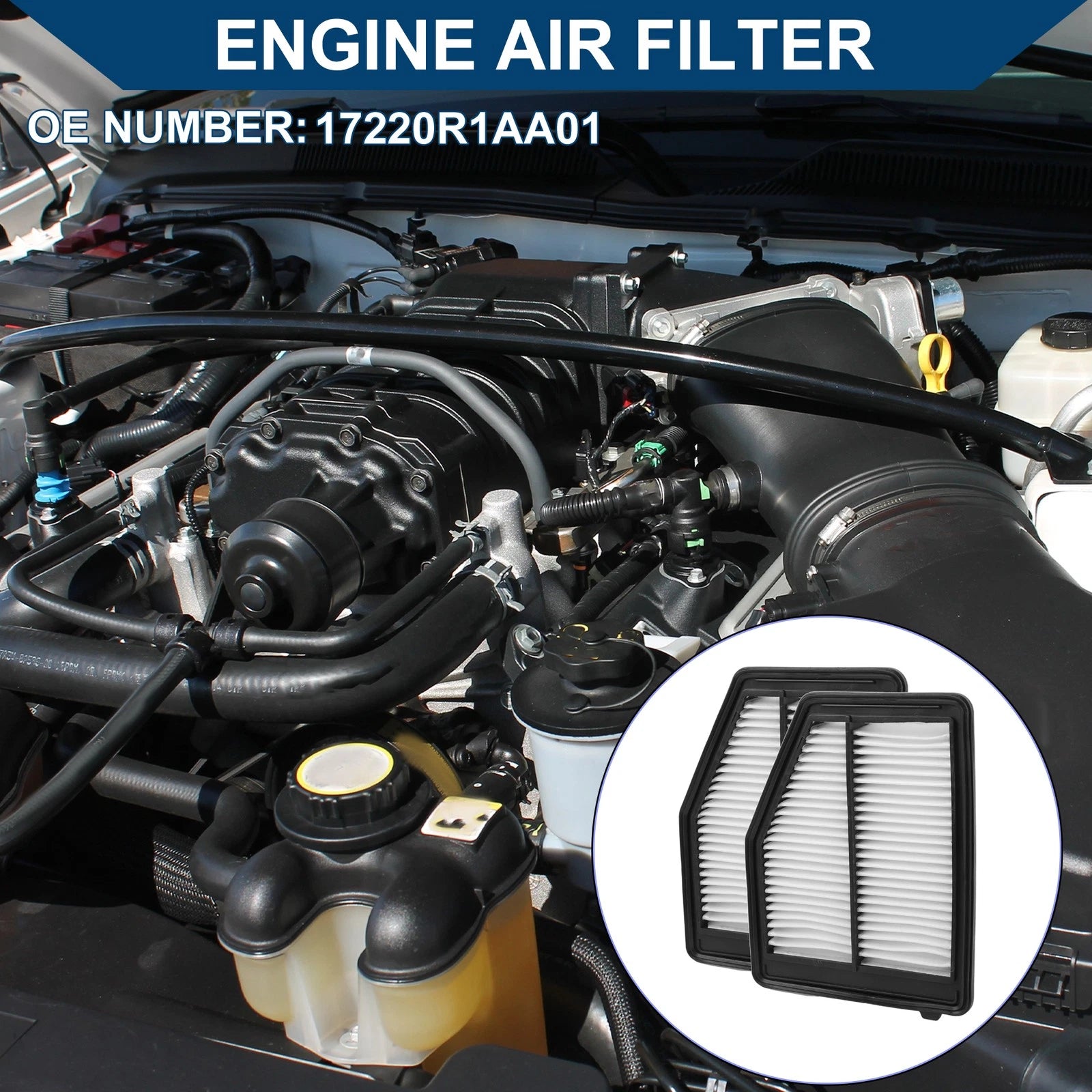 Engine Air Filter Replacement for Honda Civic 1.8L (2012–2015)