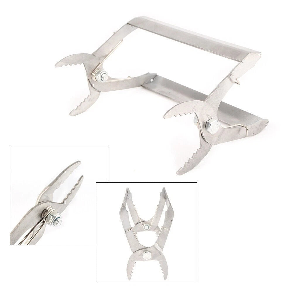 5" Stainless Bee Hive Frame Grip Holder Lifter Beekeeping Equipment Guard Tool