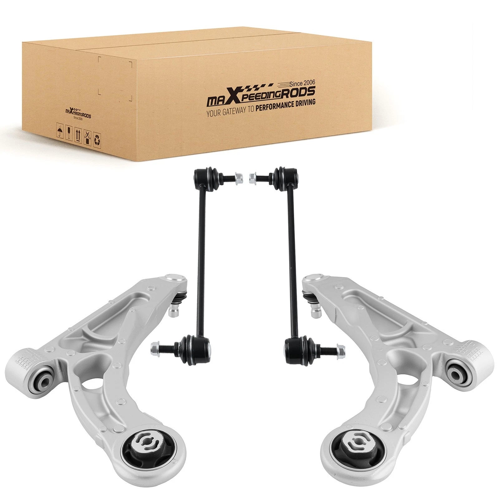 Front Lower Control Arms w/Ball Joint for Chrysler 200 (2015–2017)