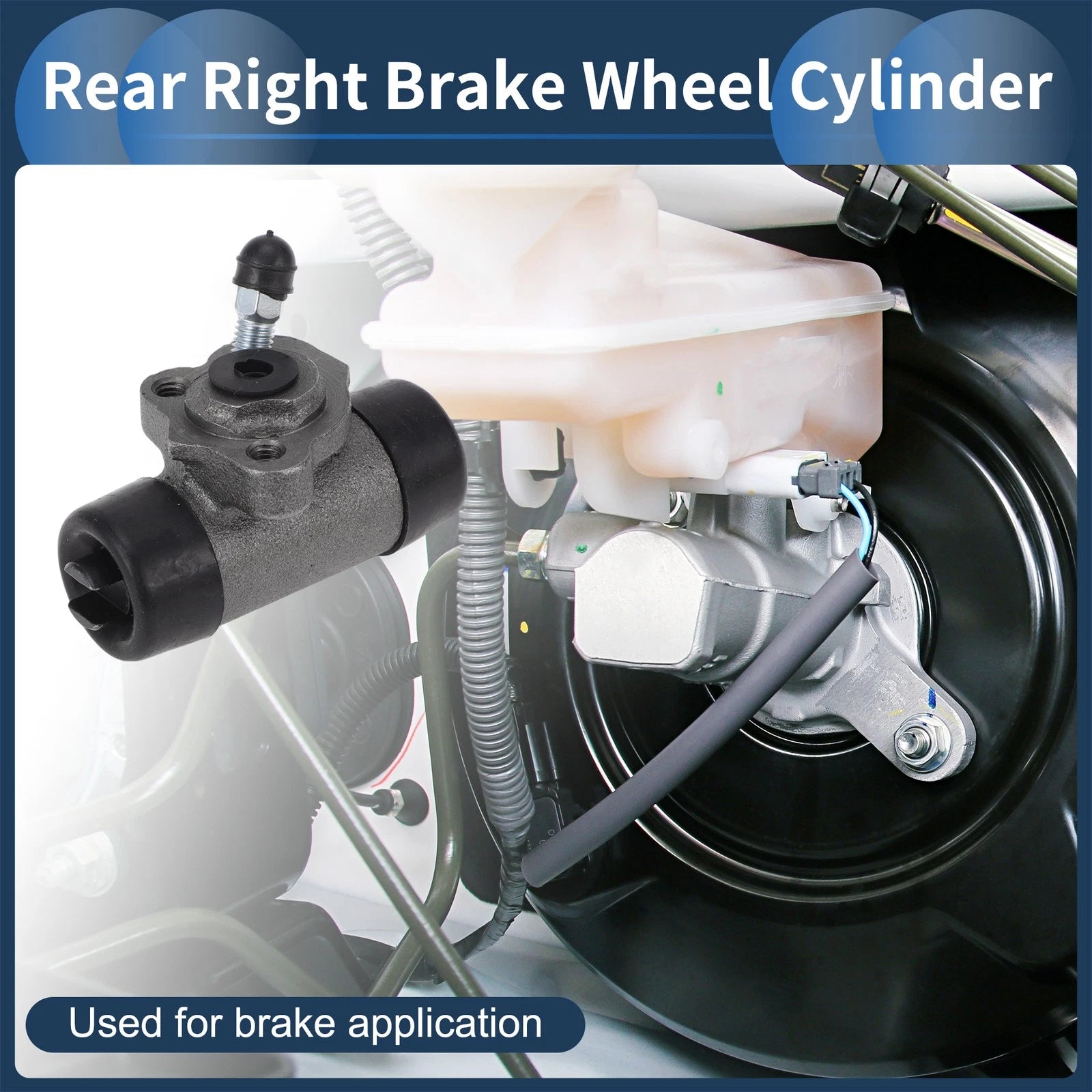 Brake Wheel Cylinder Rear Right Replacement for Toyota Corolla (1986–2002)