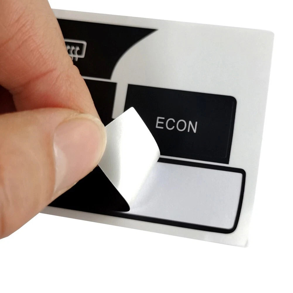 Button Repair Decal Sticker for Audi A6 (2004–2006)