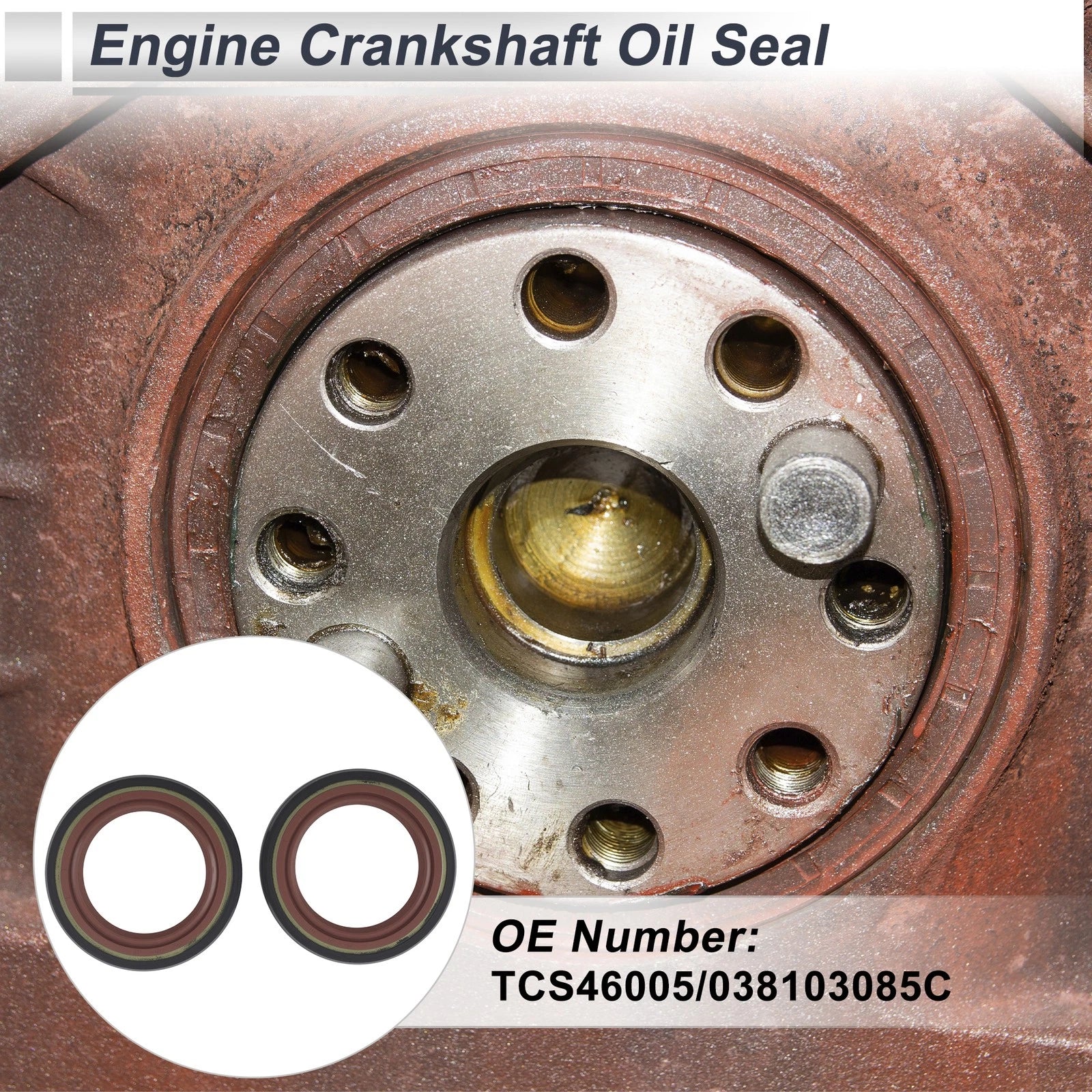 Engine Camshaft Seal Replacement for Audi A3 (2006–2008) 2.0L 2pc