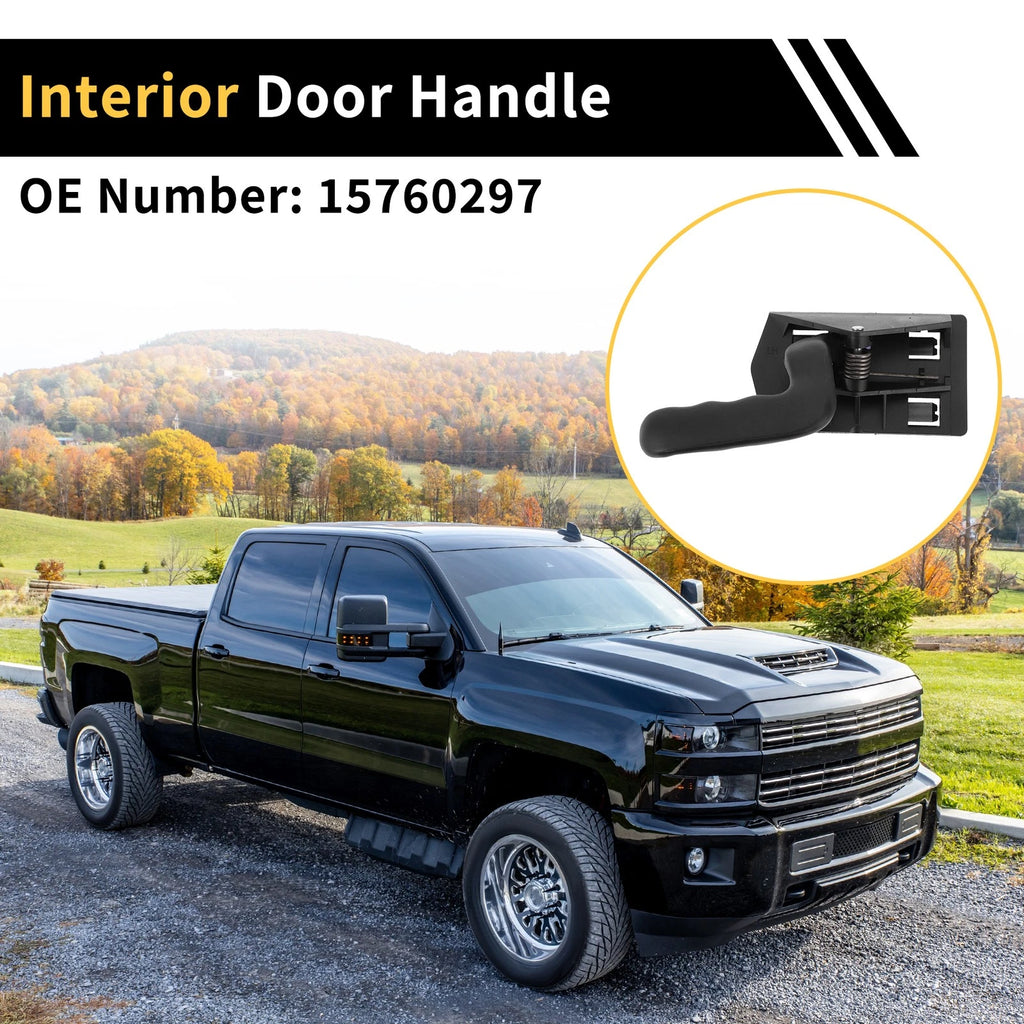 Front Left Interior Door Handle Replacement for Chevrolet Silverado 2500 (2007–2018)