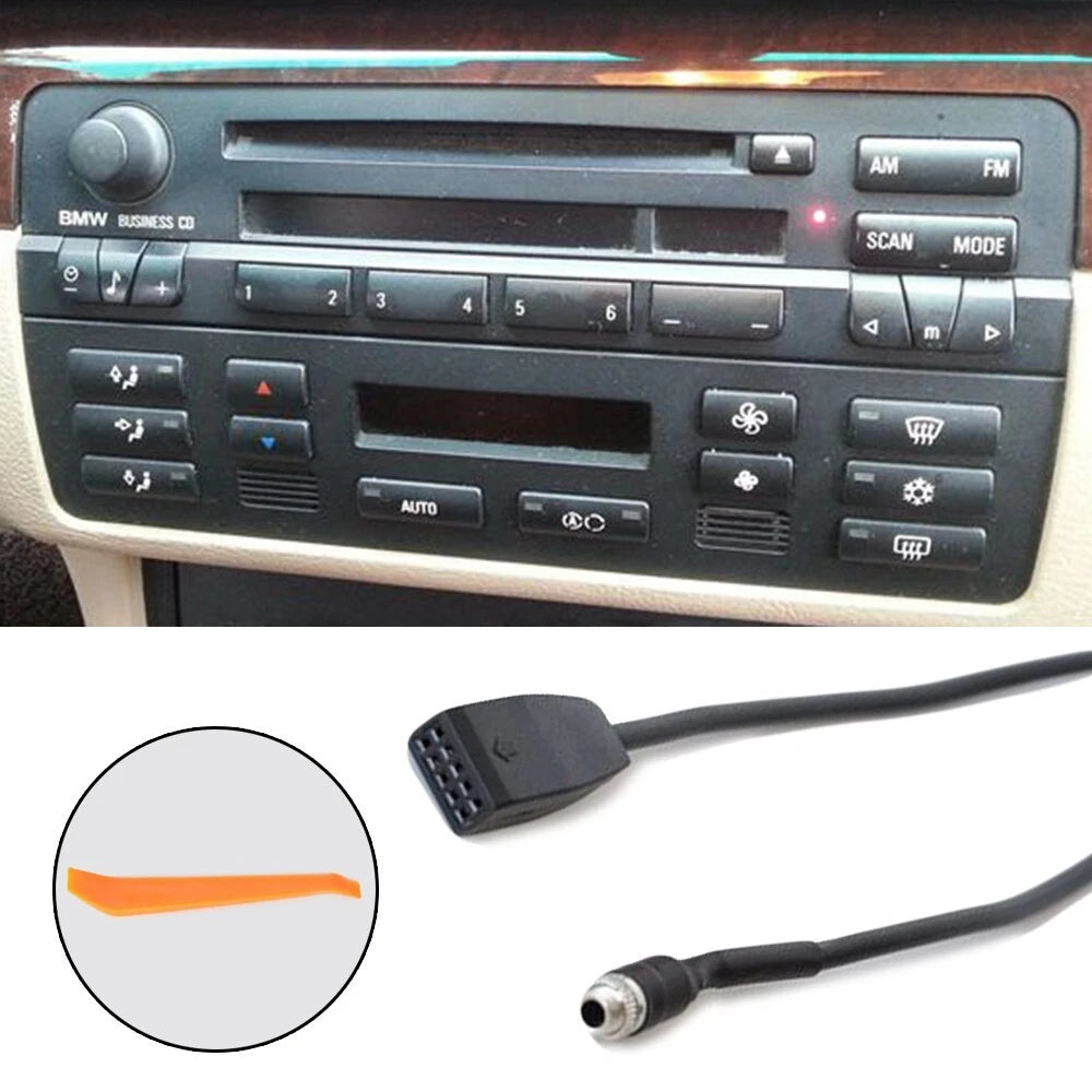 3.5mm AUX Input Adapter for BMW E39 E53 X5 E46 (1995–2006)