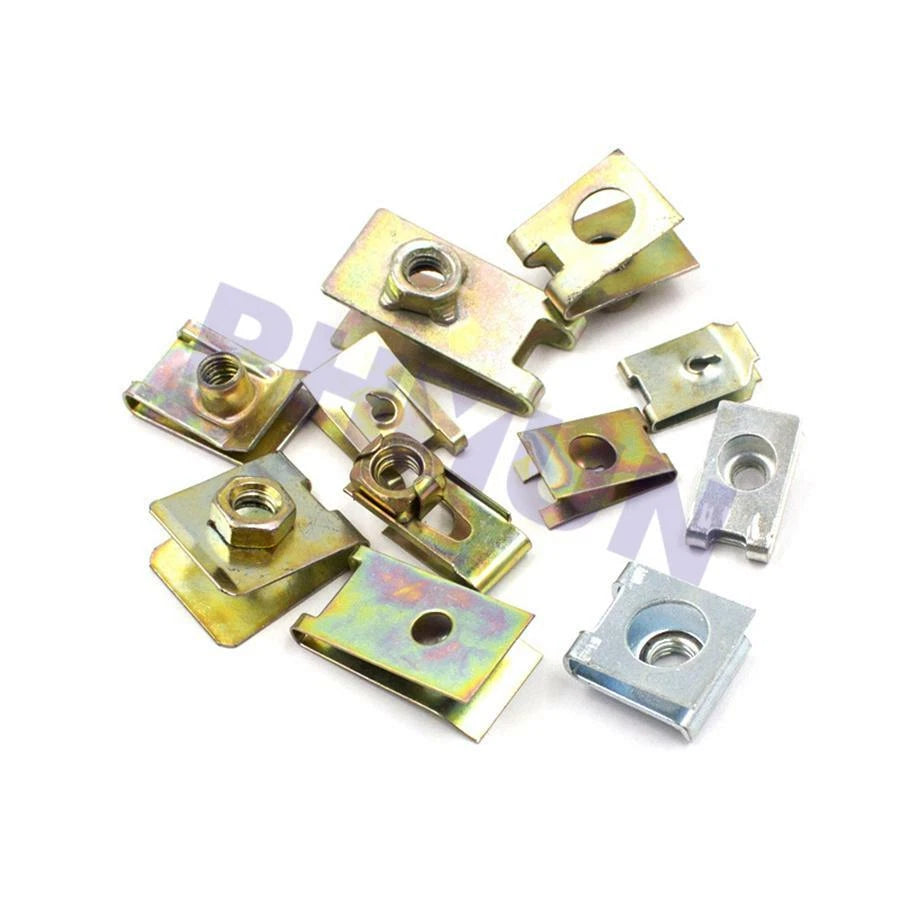 150Pcs Metal U Clips for Universal Car Bumper Fender Fasteners