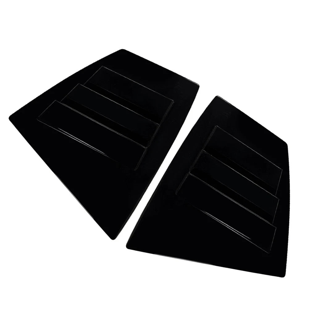 Black Rear Window Louvers for Subaru WRX STI (2014–2021)